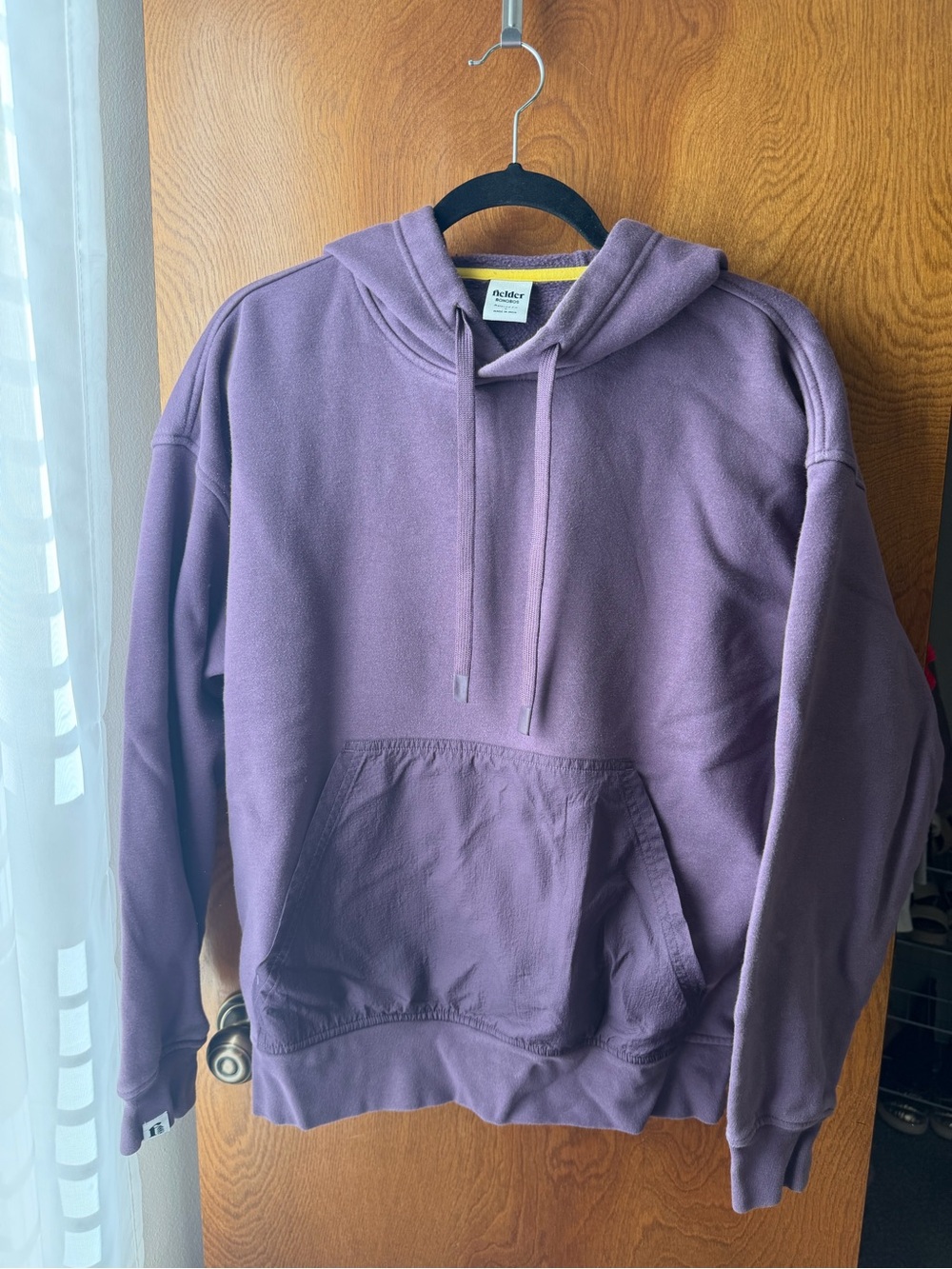 Bonobos Men's Purple Crewneck Hoodie